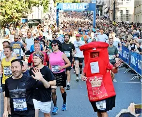  ?? Pic: Running High Events ?? Next year’s Bath Half will take place on October 15