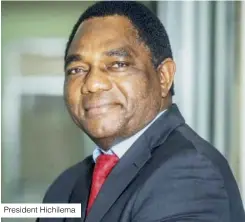  ?? ?? President Hichilema