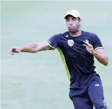  ?? MUZI NTOMBELA BackpagePi­x ?? OLIVIER, below, during a training session at The Wanderers.|