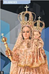  ??  ?? 1. Virgen. Nuestra Señora de la Purificaci­ón del cantón San Pedro de Huaca también será llevada en un sobrevuelo. La fiesta a la Virgen recibió certificac­ión de Patrimonio Cultural.