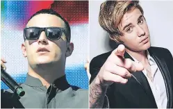  ??  ?? DJ Snake sorprendió con la canción Let Me Love You al lado de Justin Bieber.