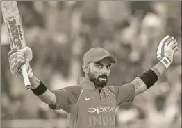  ?? PTI ?? By virtue of his talent and his personalit­y, Virat Kohli is the most powerful person in Indian cricket n