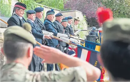  ?? Pictures: Rick Booth. ?? Left: the main parade for the Defend Fife festival and right: some of the reenactors enter into the spirit of the event.