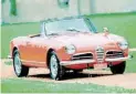  ?? BILD: Pininfarin­a ?? Immer noch ein Hingucker: Alfa Giulietta Spider (1955-62)