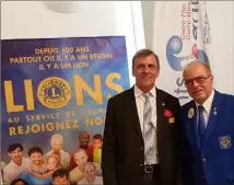  ?? (Photos P. P., DR et S. A.) ?? Patrick Martin, président du club Saint-Tropez-Côte-d’Azur, accueillai­t le gouverneur du district, Alain Rigaud, et les  clubs régionaux pour le congrès de printemps.