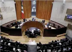  ??  ?? Sólo en sus manos. La validación o nulidad del proceso en Coahuila queda en “cancha” del Tribunal Electoral del Poder Judicial de la Federación.