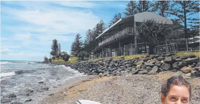  ?? Picture: GLENN HAMPSON ?? A VIP marquee on Burleigh Hill ahead of the Burleigh Pro, which will feature top surfers such as Kobie Enright (right).