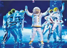  ?? ?? Failure to launch: Astronaut, aka the actor Jesse Metcalfe, on The Masked Dancer