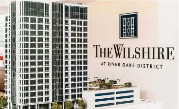  ??  ?? The Wilshire (model shown) offers indoor/outdoor fitness, lounge with bar and private dining, a 25,000-squarefoot landscaped pool deck and 75-foot lap pool, wet deck, cabana rooms and covered grilling kitchen.
