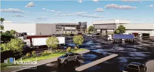  ?? Industrial Commercial Properties LLC ?? A rendering shows the industrial park that Industrial Commercial Properties LLC plans to build at Rackspace Technology Inc.’s former headquarte­rs.