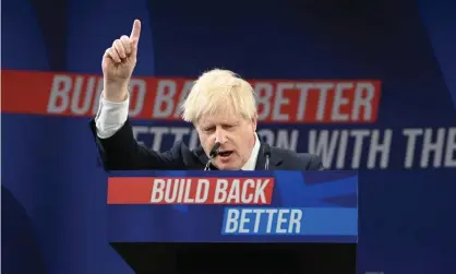  ?? Photograph: Neil Hall/EPA ?? Boris Johnson is being offered ‘a diplomatic solution to a problem of his own making’.