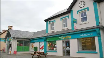  ??  ?? Ballydesmo­nd’s brand new Post Office is located in Kearney’s Centra Store.