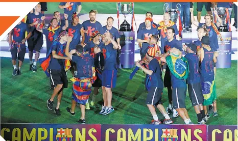  ?? FOTO: REUTERS ?? El equipo culé mostrará una sala llena de los trofeos que ha ganado a lo largo de los años. /