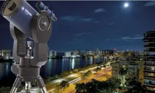  ??  ?? A city such as San Juan would be a challengin­g environmen­t to observe in, although an 8-inch SCT will help you cut through some of the light pollution