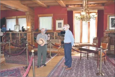  ?? SUBMITTED ?? U.S. Sen. Rob Portman, R-Ohio, visited James A. Garfield National Historic Site in Mentor Aug. 10.