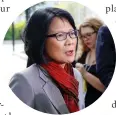  ??  ?? Olivia Chow ne sera pas celle qui réussira à barrer la route à Doug Ford à la mairie de Toronto.