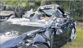  ?? NTSB ?? JOSHUA BROWN, 40, died last year when the Tesla Model S sedan he was driving smashed into the trailer of a big-rig while the Autopilot feature was in use.