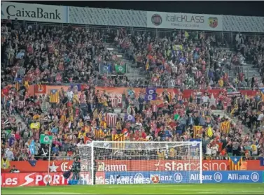  ??  ?? LLENO. Montilivi ha presentado un gran aspecto en los últimos partidos en casa.