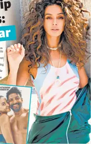  ??  ?? Shibani Dandekar; (inset) with Farhan Akhtar