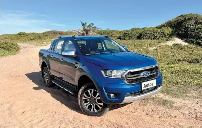  ?? ANTÔNIO MEIRA JR. ?? Bem equipada, a versão Limited da Ford Ranger conta com detalhes cromados