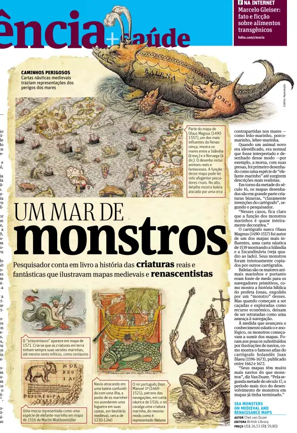 Livro Os Monstros Do Cartógrafo