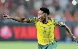  ?? /Reuters ?? Lifeline: Bongani Zungu has been selected for Bafana’s upcoming African Nations Cup qualifiers in spite of breaking Covid-19 rules at his club, Glasgow Rangers.