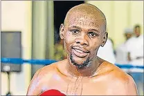  ?? Picture: FILE ?? ON THE DREAM TREADMILL: Sikho Nqothole faces Tanzanian Sunday Kiwale for the vacant WBA Pan African junior-bantamweig­ht title today