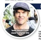  ??  ?? Toten-Hosen-Frontmann Campino (55)