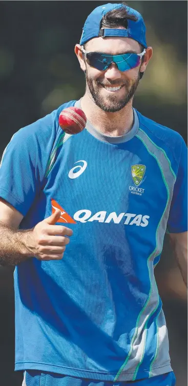  ?? Picture: GETTY IMAGES ?? MAX EFFORT: Glenn Maxwell, pictured during a squad training session in Darwin, has ramped up his training regime in an attempt to be ready for whatever awaits him in Bangladesh.