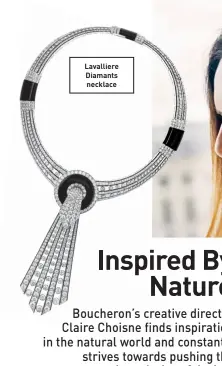  ??  ?? Lavalliere Diamants necklace
