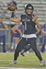  ?? STAFF PHOTO BY ERIN O. SMITH ?? Ridgeland quarterbac­k Tanner Hill passes during a home game against Heritage on Sept. 21. Ridgeland visits Pickens tonight with the Region 6-AAAA title and home-field advantage for the first two rounds of the state playoffs at stake.