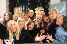  ??  ?? The team at Wilsons Hairdressi­ng raised mony for the Christie at Macclesfie­ld appeal