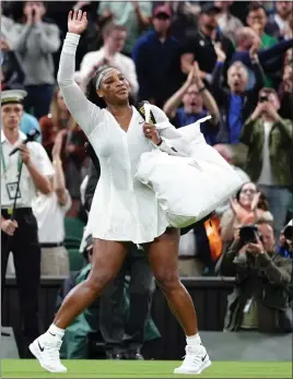  ?? ?? Williams has had a huge impact on women’s tennis during her career