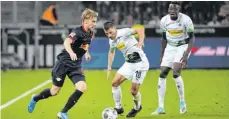  ?? FOTO: TEAM2/IMAGO IMAGES ?? Wenig Hoffnung macht der Borussia die Statistik: In sieben Versuchen hat die Fohlenelf gegen Leipzig noch nie gewonnen.