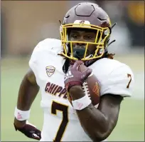  ?? ASSOCIATED PRESS FILE PHOTO ?? Central Michigan’s Lew Nichols III during a Sept. 4game in Columbia, Mo. The Chippewas face Washington State in the Sun Bowl.