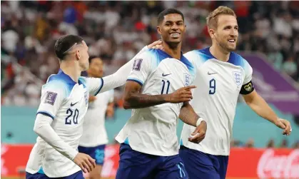  ?? Photograph: Tom Jenkins/The Guardian ?? Marcus Rashford has come off the bench in both England’s group games so far.
