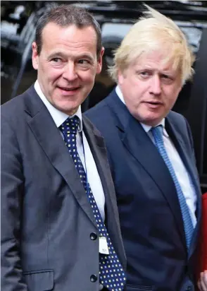  ?? ?? Foreign Office friction: Simon McDonald and Boris Johnson in 2017