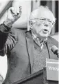  ?? New York Times ?? Bernie Sanders was able to take advantage of Indiana’s demographi­cs.