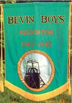  ??  ?? The Bevin Boys Associatio­n banner.