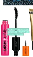  ??  ?? MODELCO LASH AND LINE SUPERLASH MASCARA AND LIQUID LINER £18