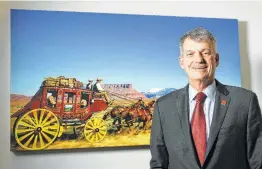  ?? Photos by Melissa Phillip / Staff photograph­er ?? Wells Fargo CEO Tim Sloan, a three-decade veteran of the bank, took over as CEO in October 2016.