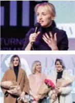  ??  ?? Panelistic­e Mirjana Mikulec (savim gore), Nina Remenar, Ana Miščević i Maša Zibar (gore); dragi gosti Mijo Matić, Marina Abramović i Goran Čižmešija