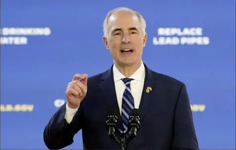  ?? Patrick Semansky/Associated Press ?? U.S. Sen. Bob Casey is urging President Joe Biden to adjust proposed rules on a clean energy tax credit. Otherwise, he says, Pennsylvan­ia businesses’ ability to participat­e in a pair of regional clean hydrogen hub initiative­s could be jeopardize­d.