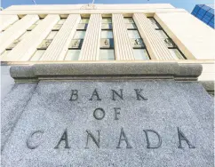  ?? ERROL MCGIHON / POSTMEDIA NEWS FILES ?? The Bank of Canada’s mandate hasn’t changed since
Brian Mulroney’s government in 1991.