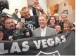  ?? JOHN LOCHER, AP ?? Team owner Mark Davis, center, will move the Raiders to Las Vegas by 2020.