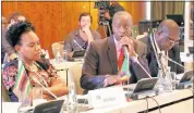  ?? Picture: ZHANG JIEXIAN/PEOPLE’S DAILY ONLINE ?? Representa­tives from the Southern Africa Telecommun­ications Associatio­n discuss the rollout of broadband in the region at the Southern African Region CEO Roundtable Discussion.