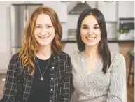  ?? ?? Valérie Laliberté, left, and Elizabeth Coulombe originally conceived of the Tero for a university project, but they decided to take the compact food-to-fertilizer device to market.