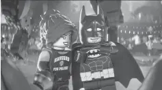  ?? WARNER BROS. PICTURES ?? The Lego Batman Movie is building momentum with more than $ 133 million after only three weeks in theaters.