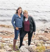  ?? CONTRIBUTE­D ?? Jean Young (right) and her daughter Sara Young are concerned with the developmen­t of the Deer Lake Municipal RV Park and Campground from both a regulatory and environmen­tal perspectiv­e.