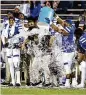  ?? MIKE KITTRELL/AL.COM ?? After celebratin­g a bowl win and a solid 2020, GSU and coach Shawn Elliott have most of their starters back.